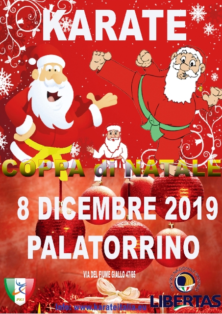 Auguri Di Natale Karate.Coppa Di Natale Roma 08 Dicembre 2019